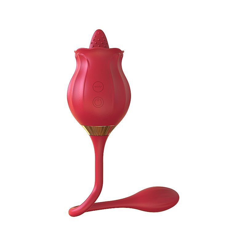 Rosa com Língua estimuladora de Clitóris e Ponto G - Snak Tongue - Pink