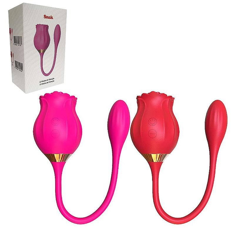 Rosa com Pulsação de clitóris e Ponto G - Snak - Pink