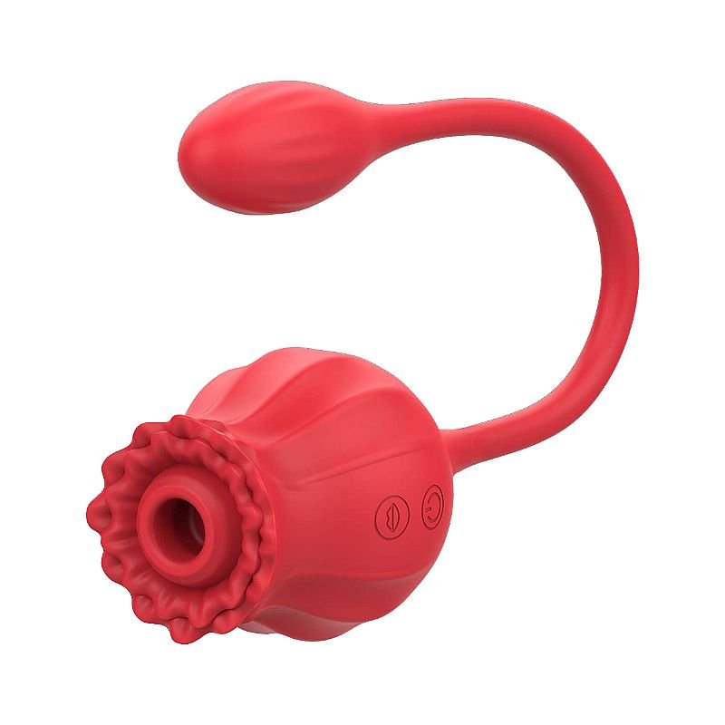 Rosa com Pulsação de clitóris e Ponto G - Snak - Vermelho