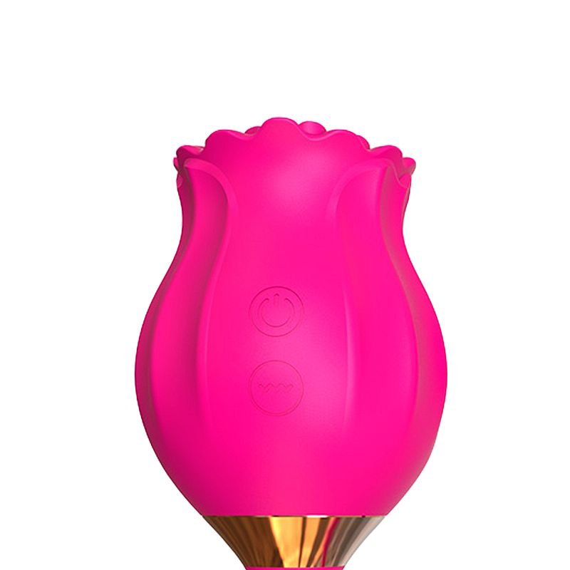 Rosa com Pulsação de clitóris e Ponto G - Snak - Vermelho