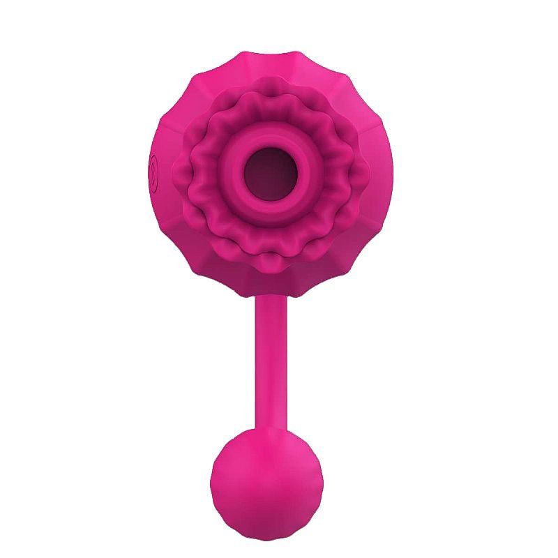 Rosa com Pulsação de clitóris e Ponto G - Snak - Vermelho