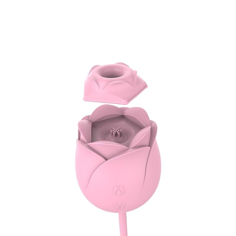 Rosa Estimuladora de Clitóris com Pulsação e ponto G - Immortal flower 5 - S-Hande