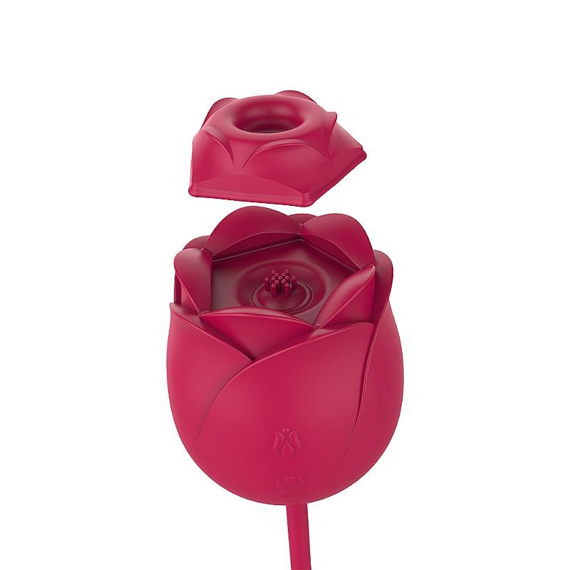 Rosa Estimuladora de Clitóris com Pulsação e ponto G - Immortal flower 5 - S-Hande