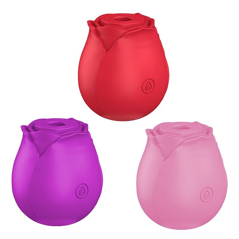 Rosa Estimuladora de Clitóris com Pulsação - Magic Rose - Roxo