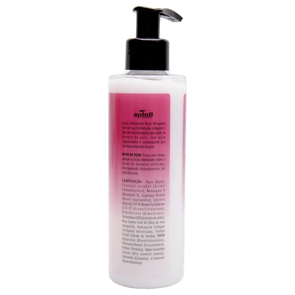 Rosa Mosqueta Loção Hidratante Corporal 180g Apinil