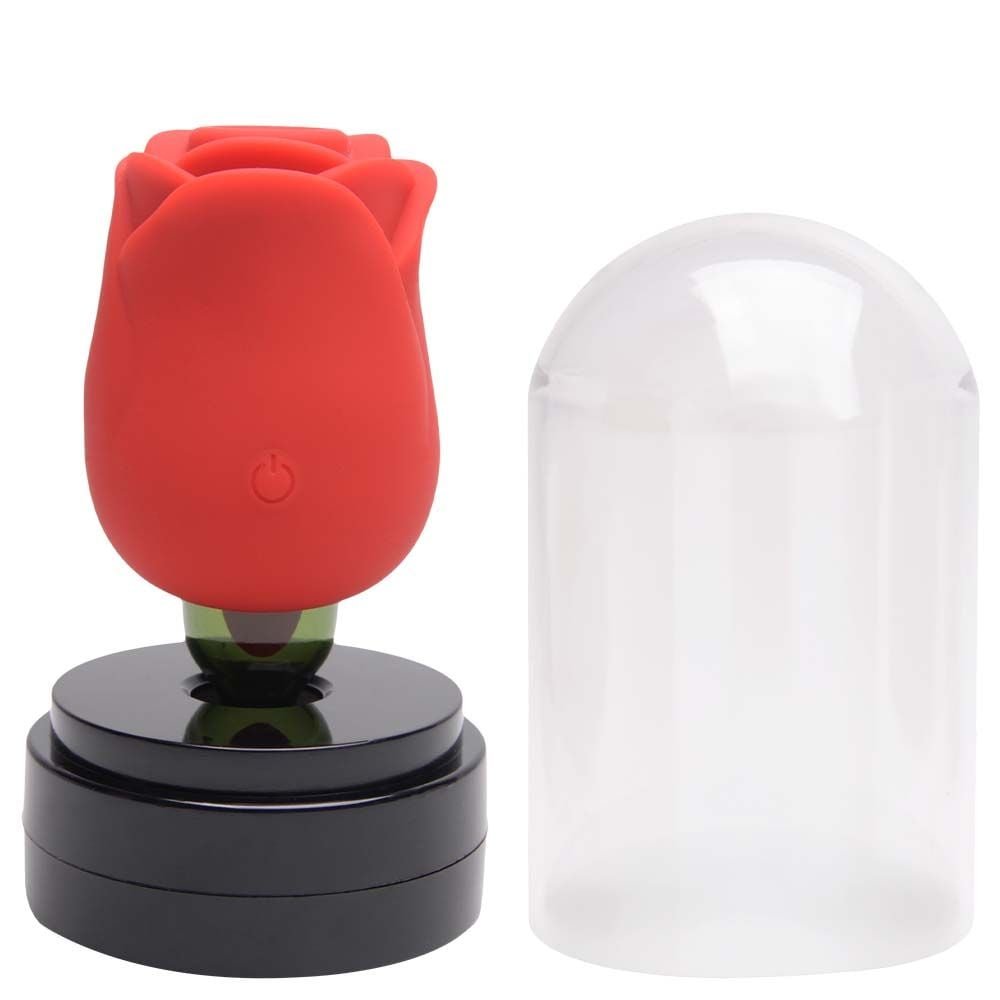 Rosa Vibrador Cúpula Pulsação E Língua Sexy Import