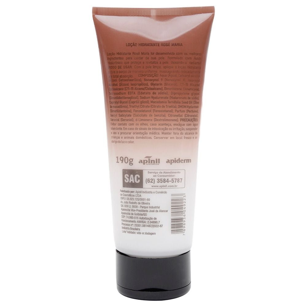 Rosê Maria Loção Hidratante Corporal 190g Apinil