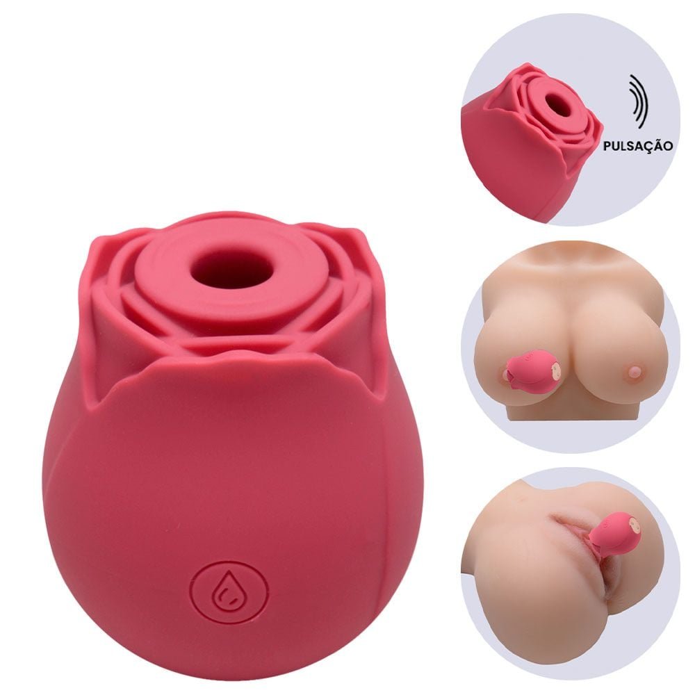 Rosinha Vibro Pulsações 10 Modos Happy Meeting Vipmix