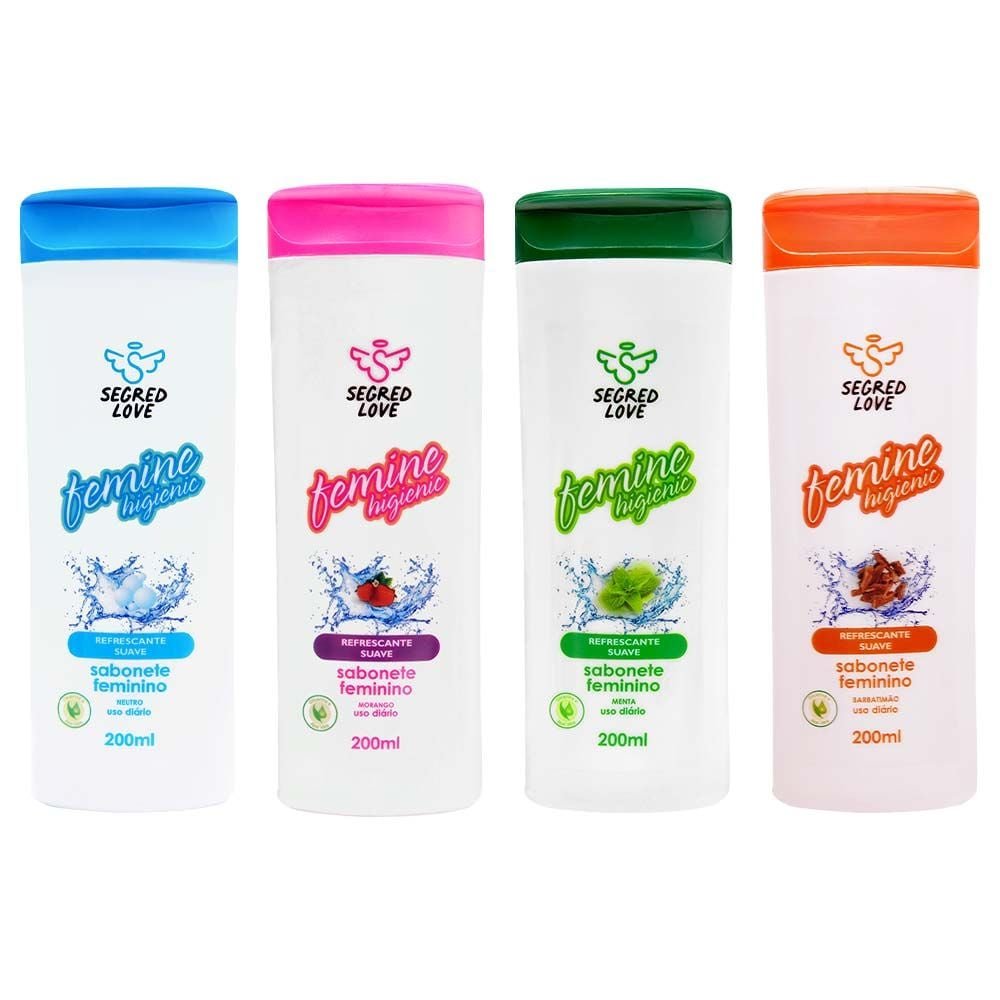 Sabonete Feminino Refrescante Suave 200ml Segred Love
