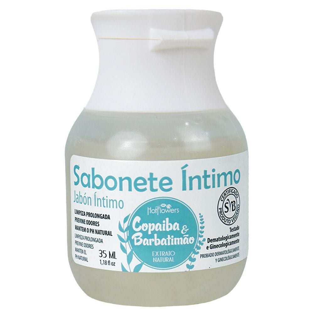 Sabonete íntimo Líquido 35ml Hot Flowers