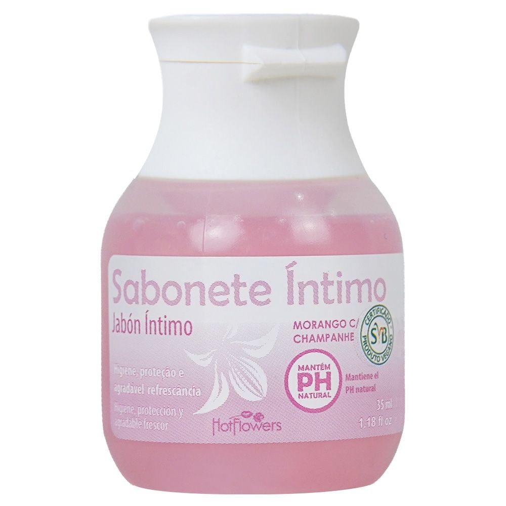 Sabonete íntimo Líquido 35ml Hot Flowers
