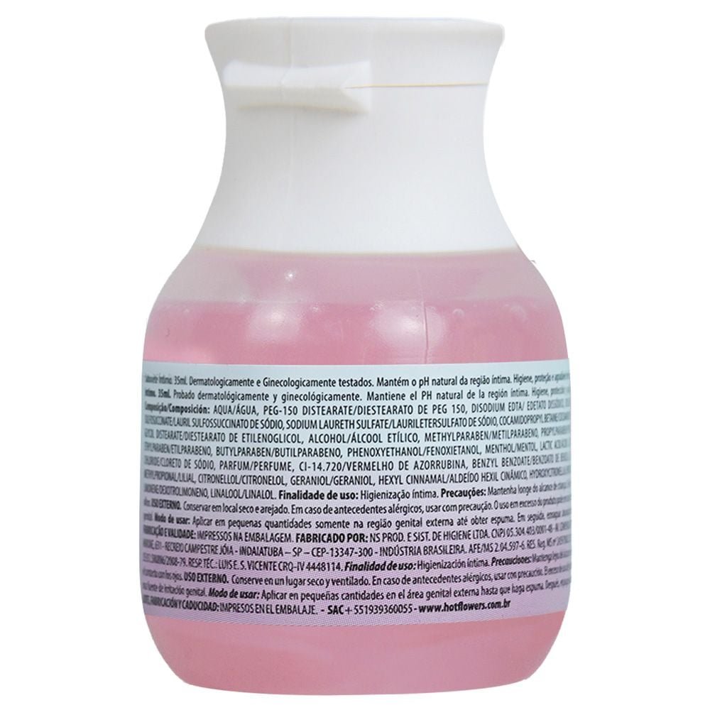 Sabonete íntimo Líquido 35ml Hot Flowers