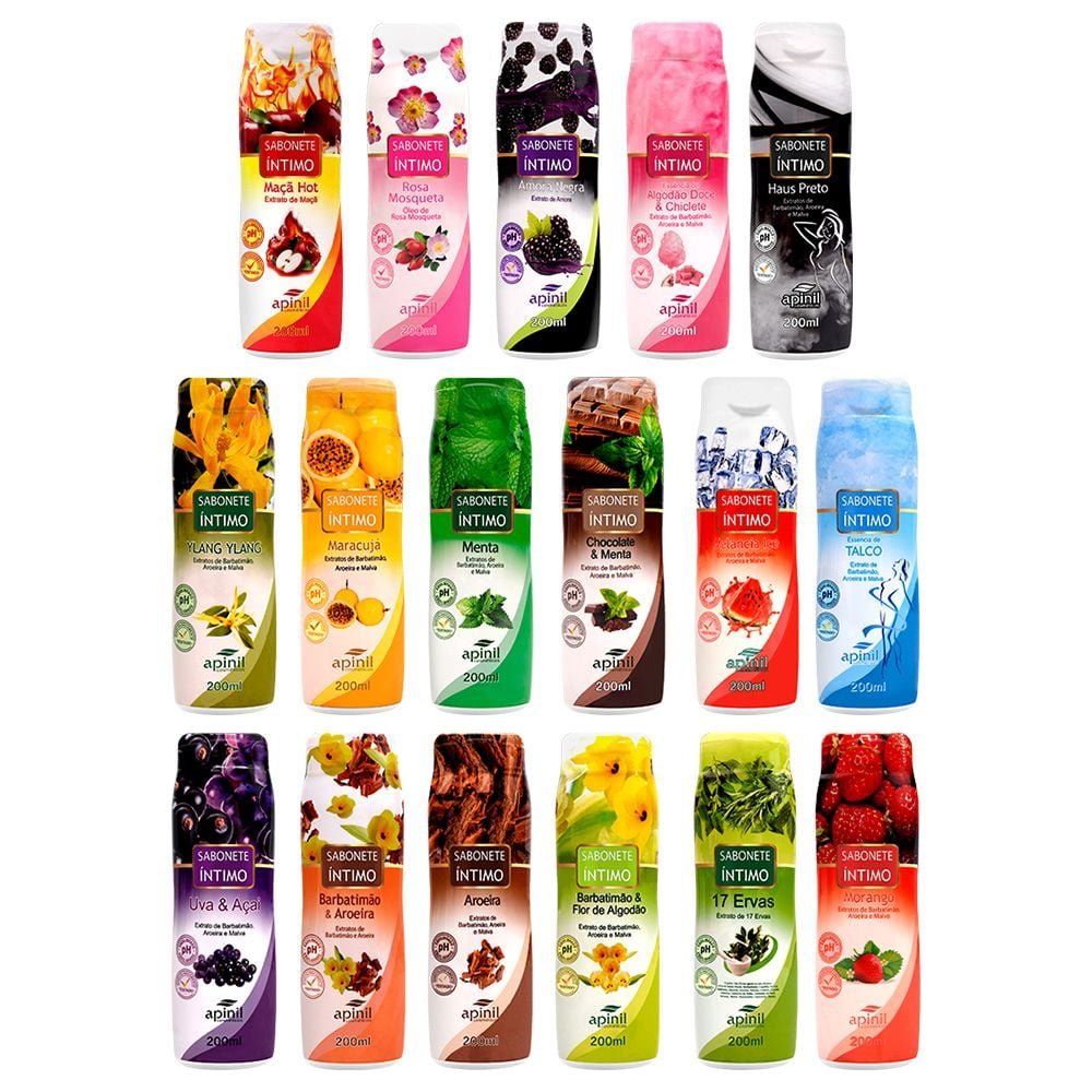 Sabonete Líquido Aromático 200ml Apinil