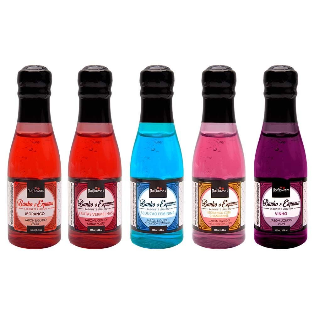 Sabonete Líquido Banho & Espuma 150ml Hot Flowers