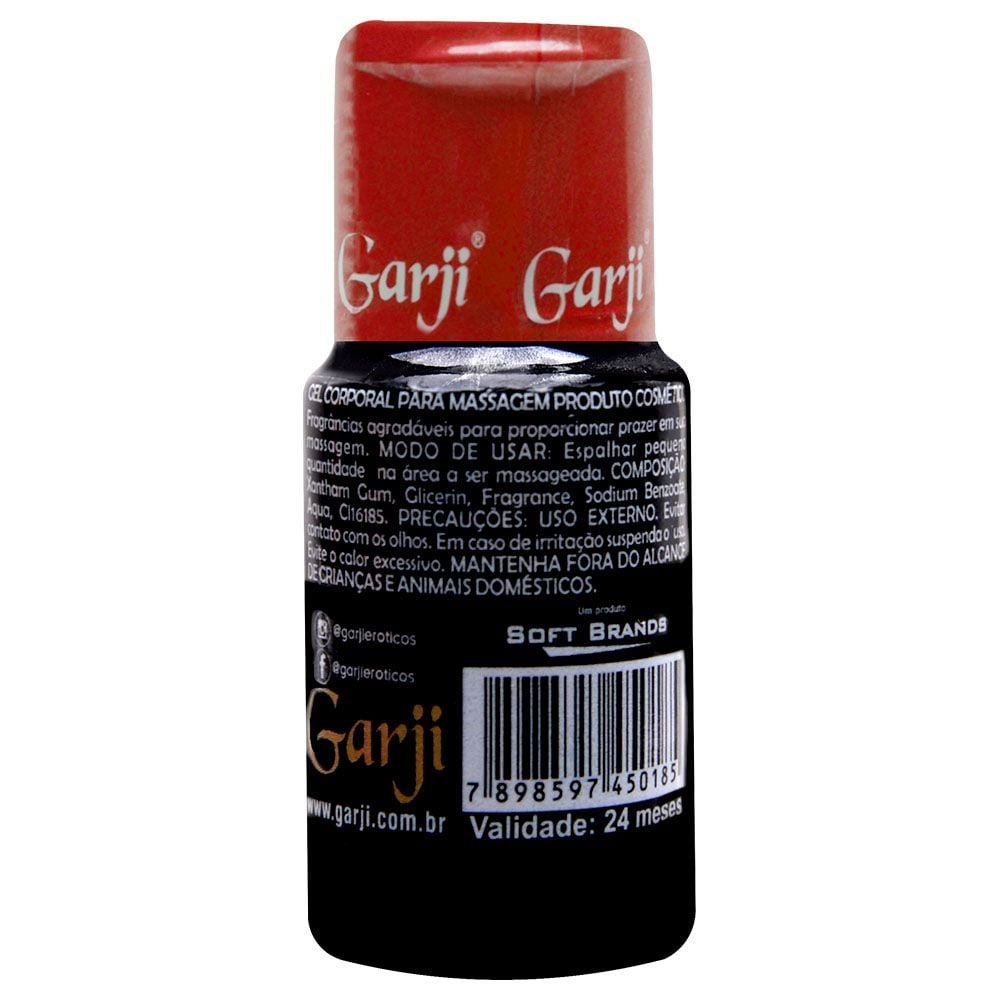 + Sabor Hot Gel Comestível 15ml Garji