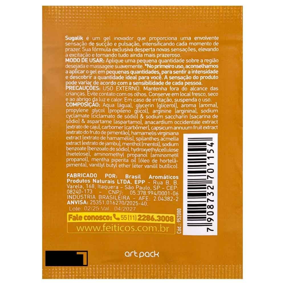 Sachê Sugalik Sugador Pulsador Líquido 1g Feitiços