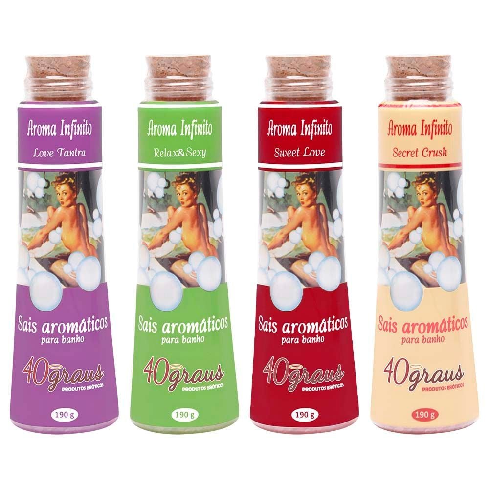 Sais De Banho Aromático 190g 40graus
