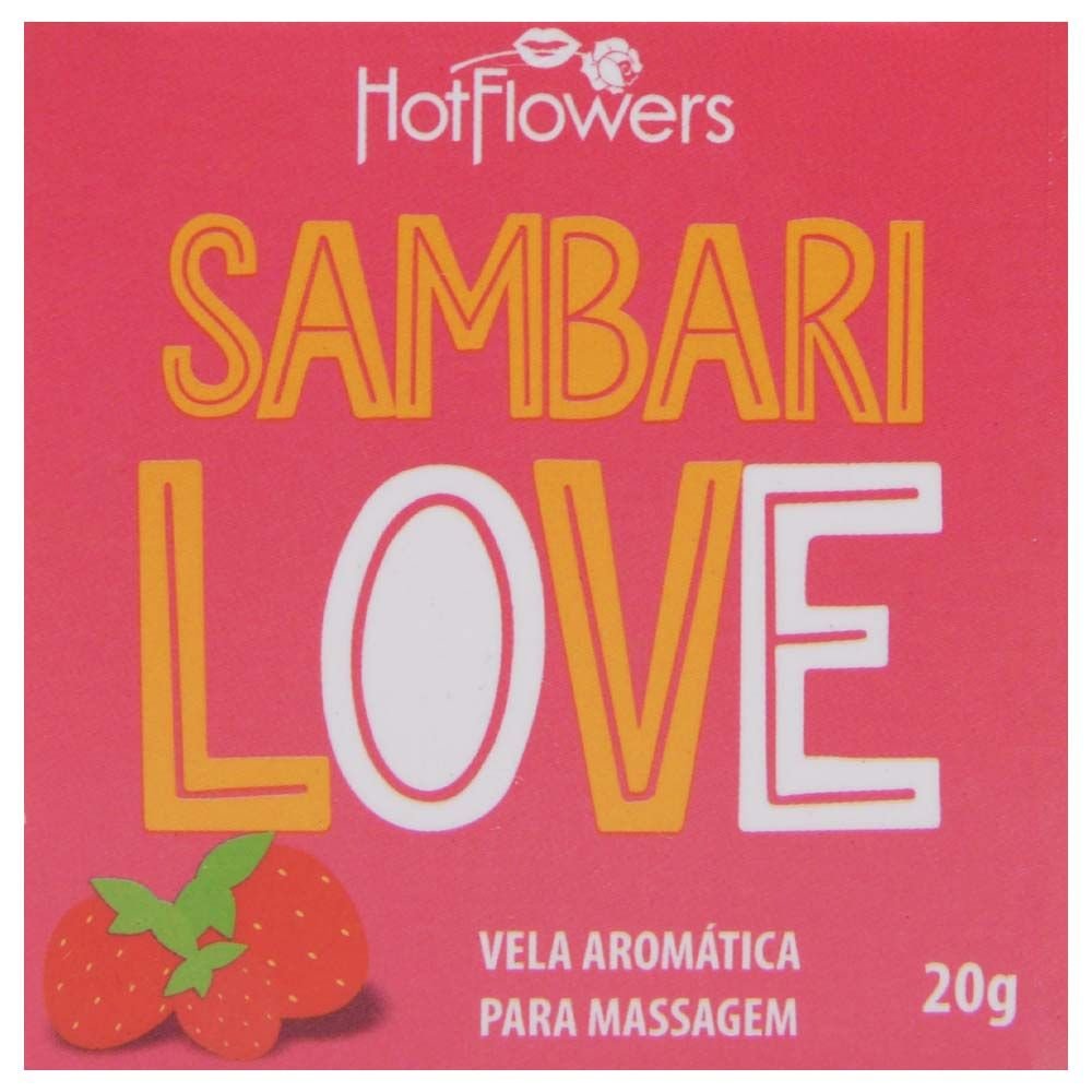 Sambari Love Vela Aromática 20g Vem Transar
