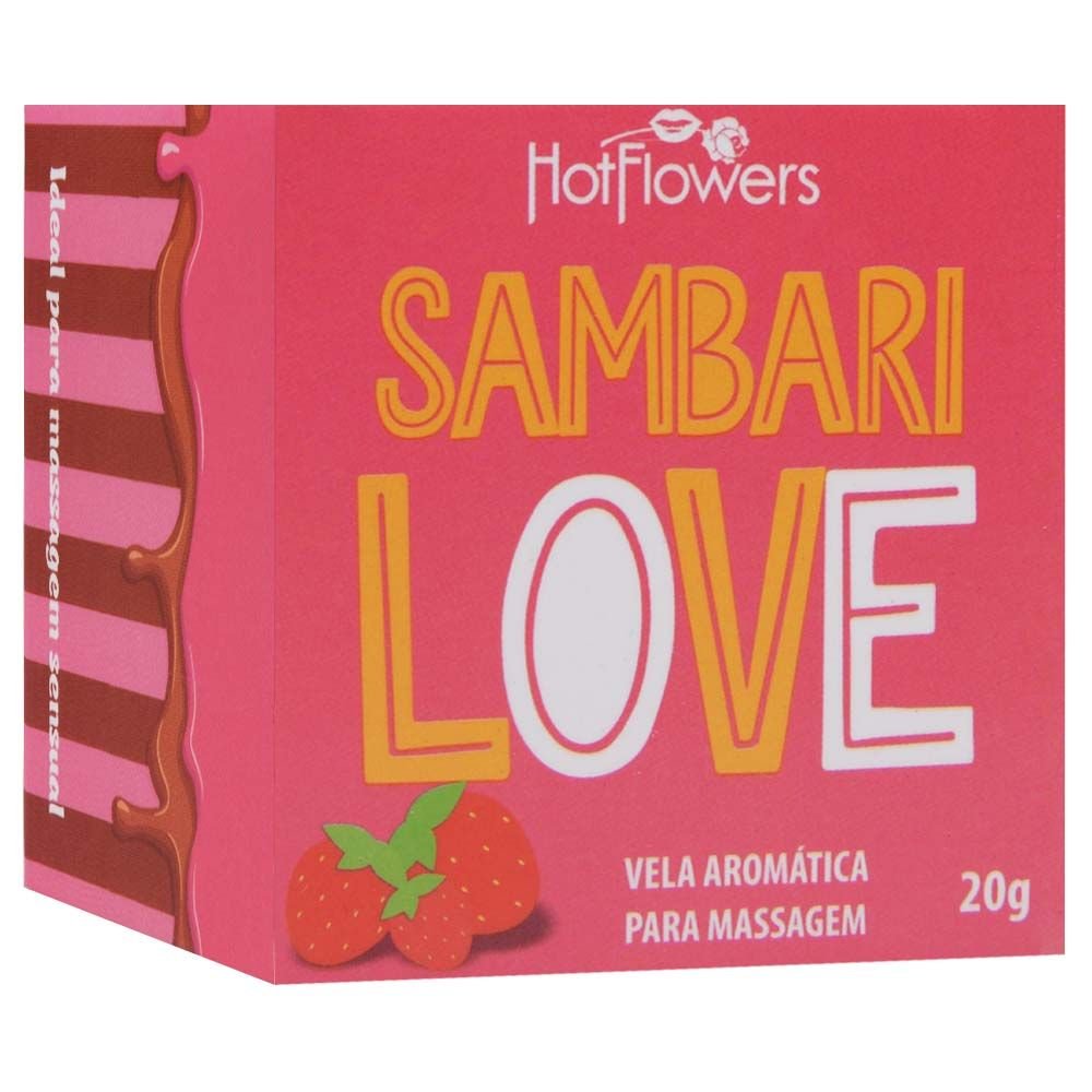 Sambari Love Vela Aromática 20g Vem Transar