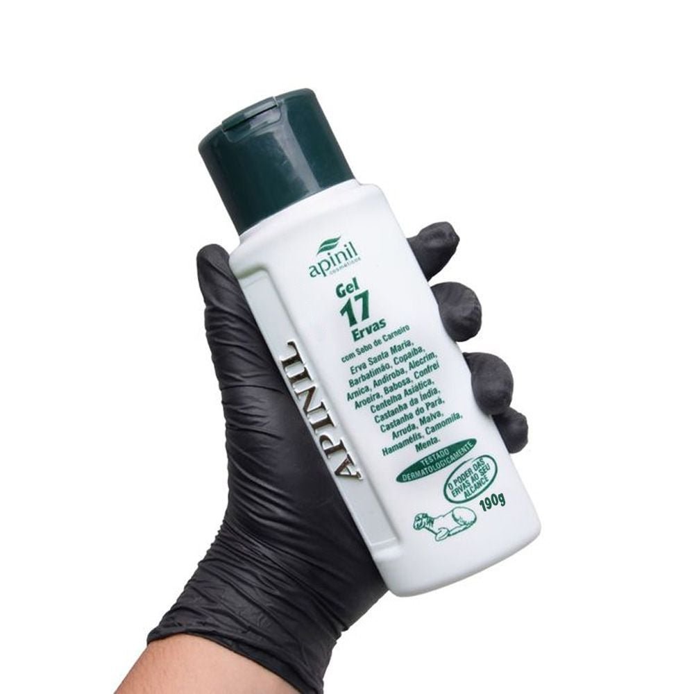 Sebo De Carneiro Gel 17 Ervas 190g Apinil