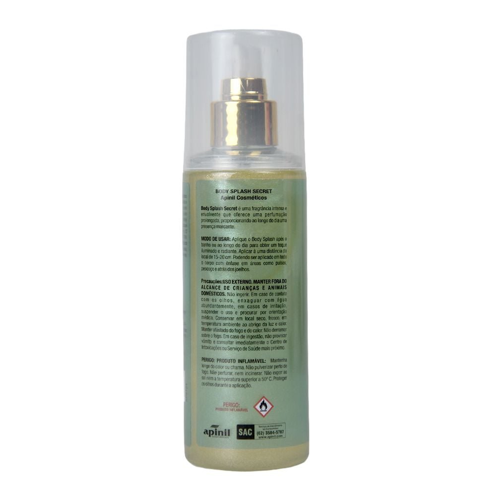 Secret Body Splash Shine Toque Suave 200ml Apinil
