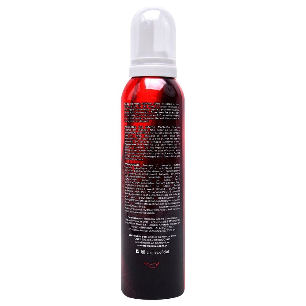 Secret Glamour Espuma De Banho 166ml Chillies
