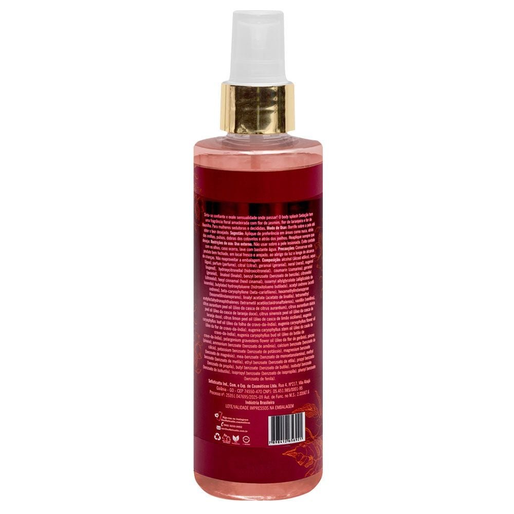 Sedução Body Splash Corporal 200ml Sofisticatto