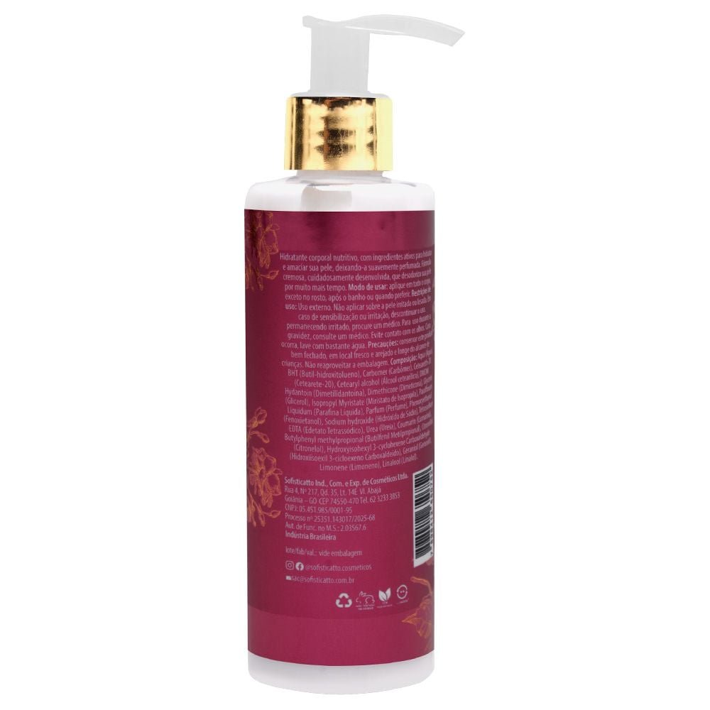 Sedução Loção Hidratante Corporal 200g Sofisticatto