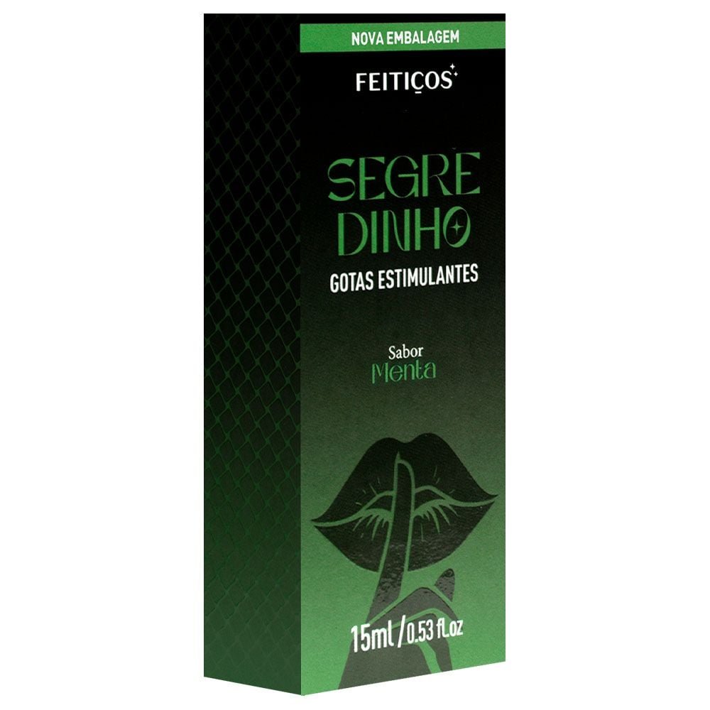 Segredinho Aromático Gotas Excitantes 15ml Feitiços