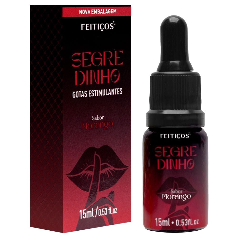Segredinho Aromático Gotas Excitantes 15ml Feitiços