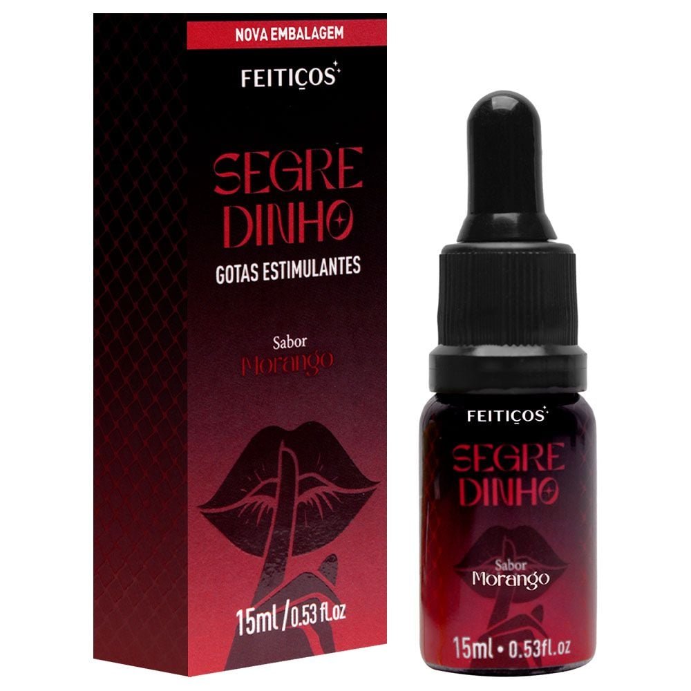 Segredinho Aromático Gotas Excitantes 15ml Feitiços