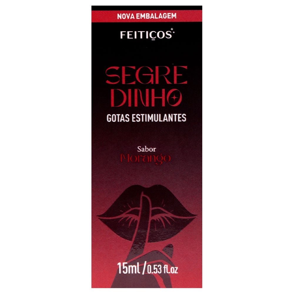 Segredinho Aromático Gotas Excitantes 15ml Feitiços