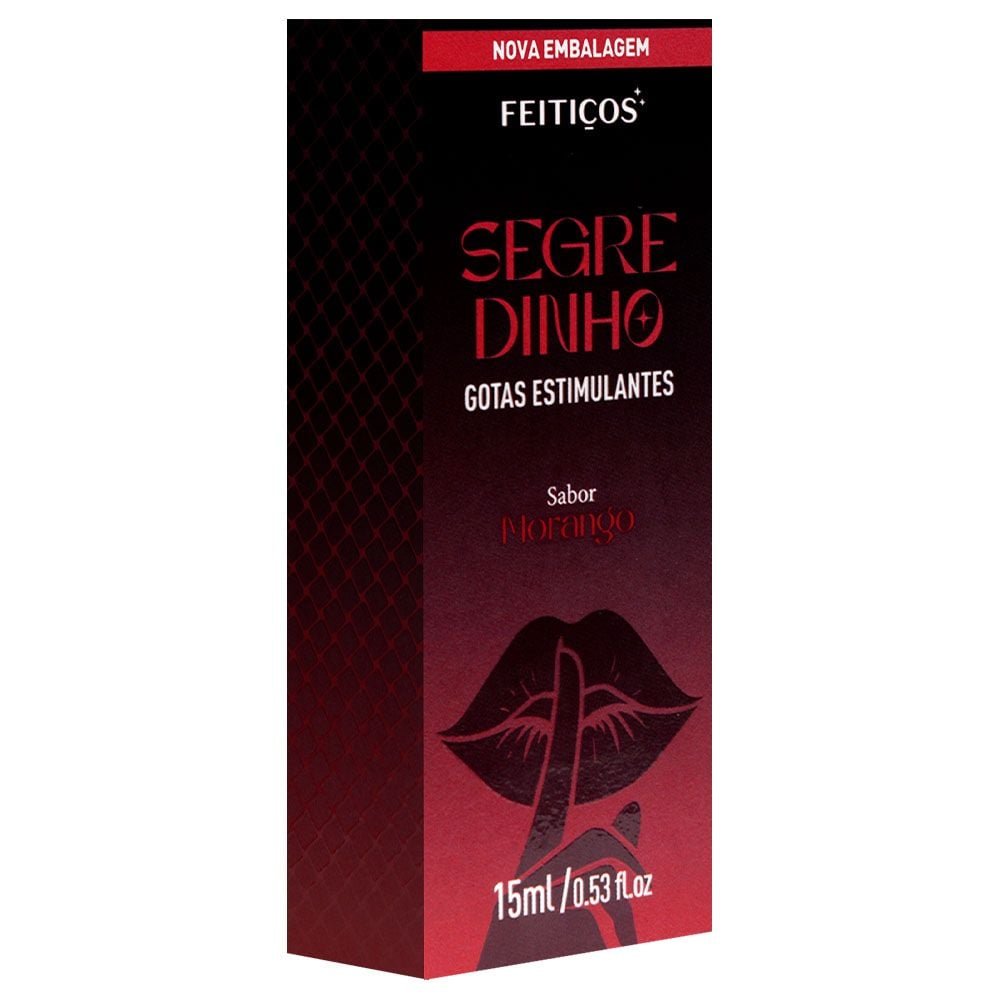Segredinho Aromático Gotas Excitantes 15ml Feitiços