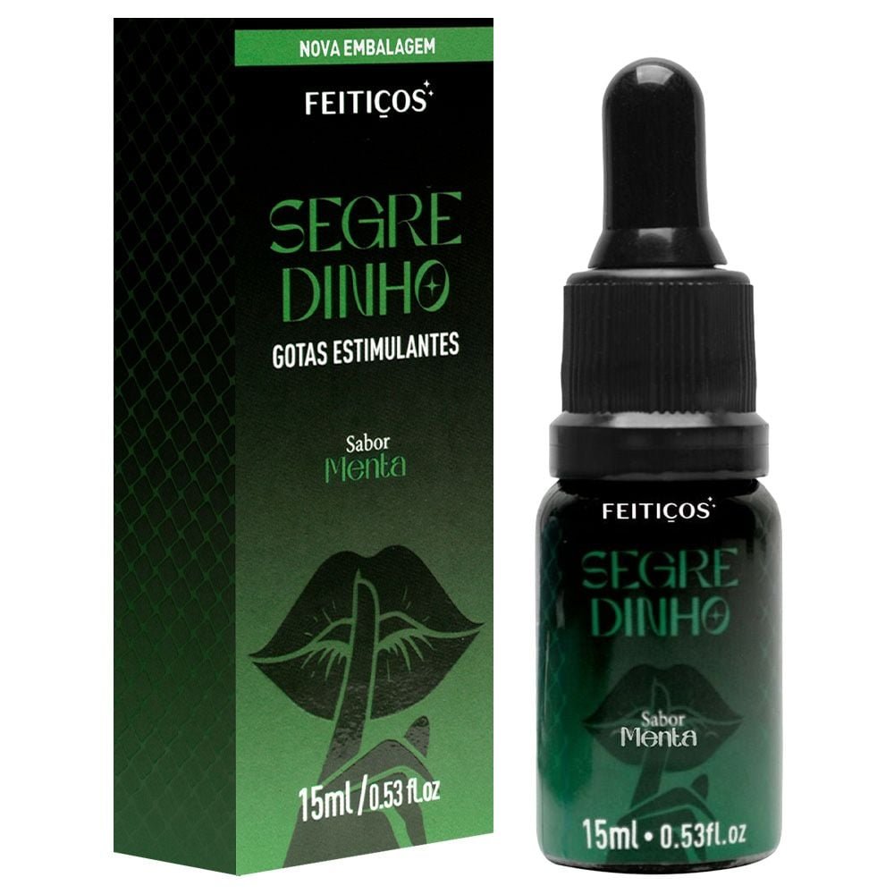 Segredinho Aromático Gotas Excitantes 15ml Feitiços