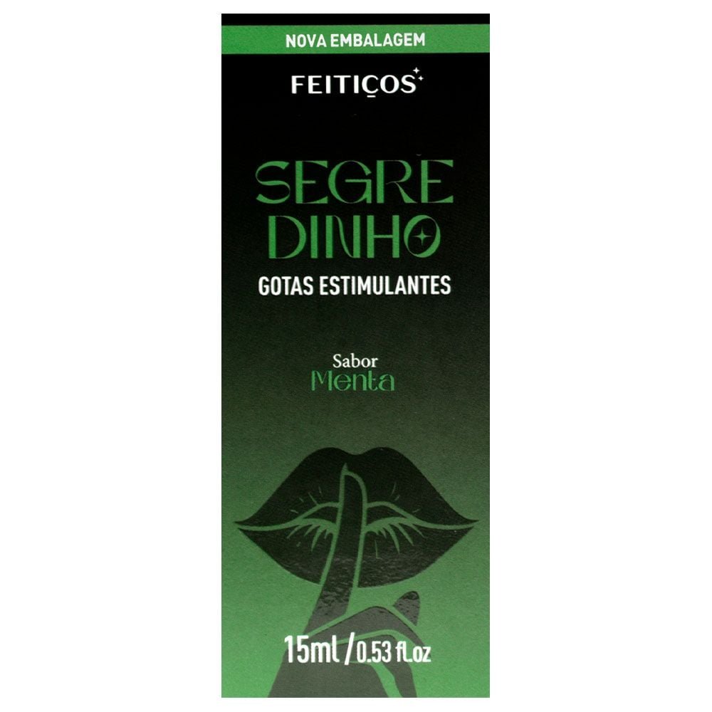 Segredinho Aromático Gotas Excitantes 15ml Feitiços