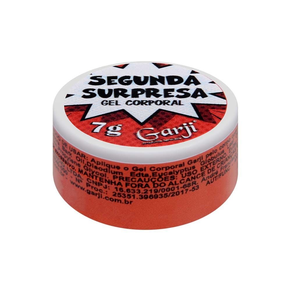 Segunda Surpresa Gel Excitante Unissex 7g Garji