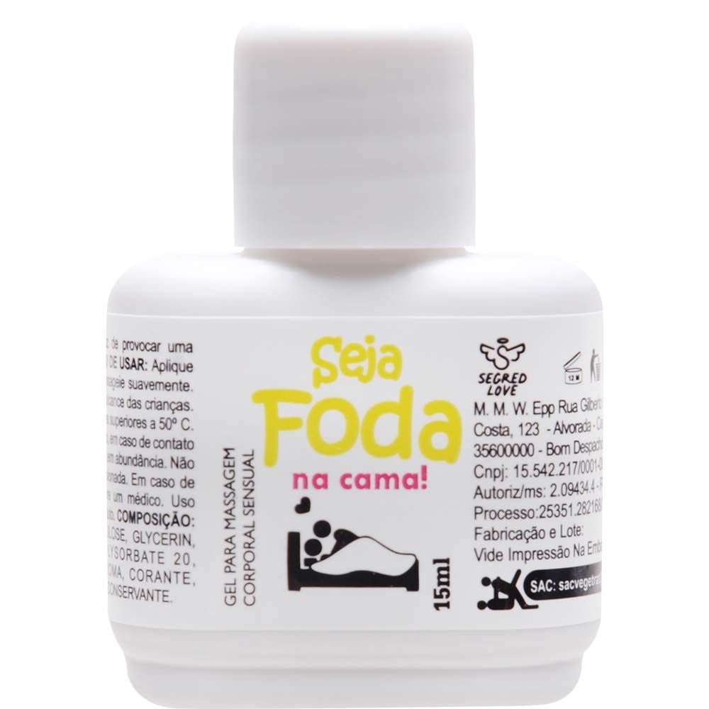 Seja Foda Na Cama Adstringente 15ml Segred Love