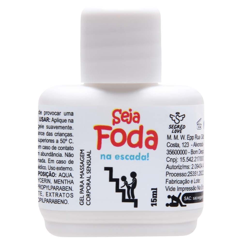 Seja Foda Na Escada Gel Oral Ice 15ml Segred Love
