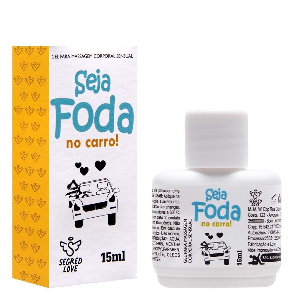 Seja Foda No Carro Hot Ice 15ml Segred Love