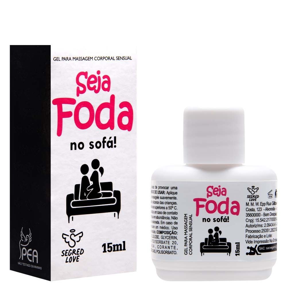 Seja Foda No Sofá Gel Anal 15ml Segred Love