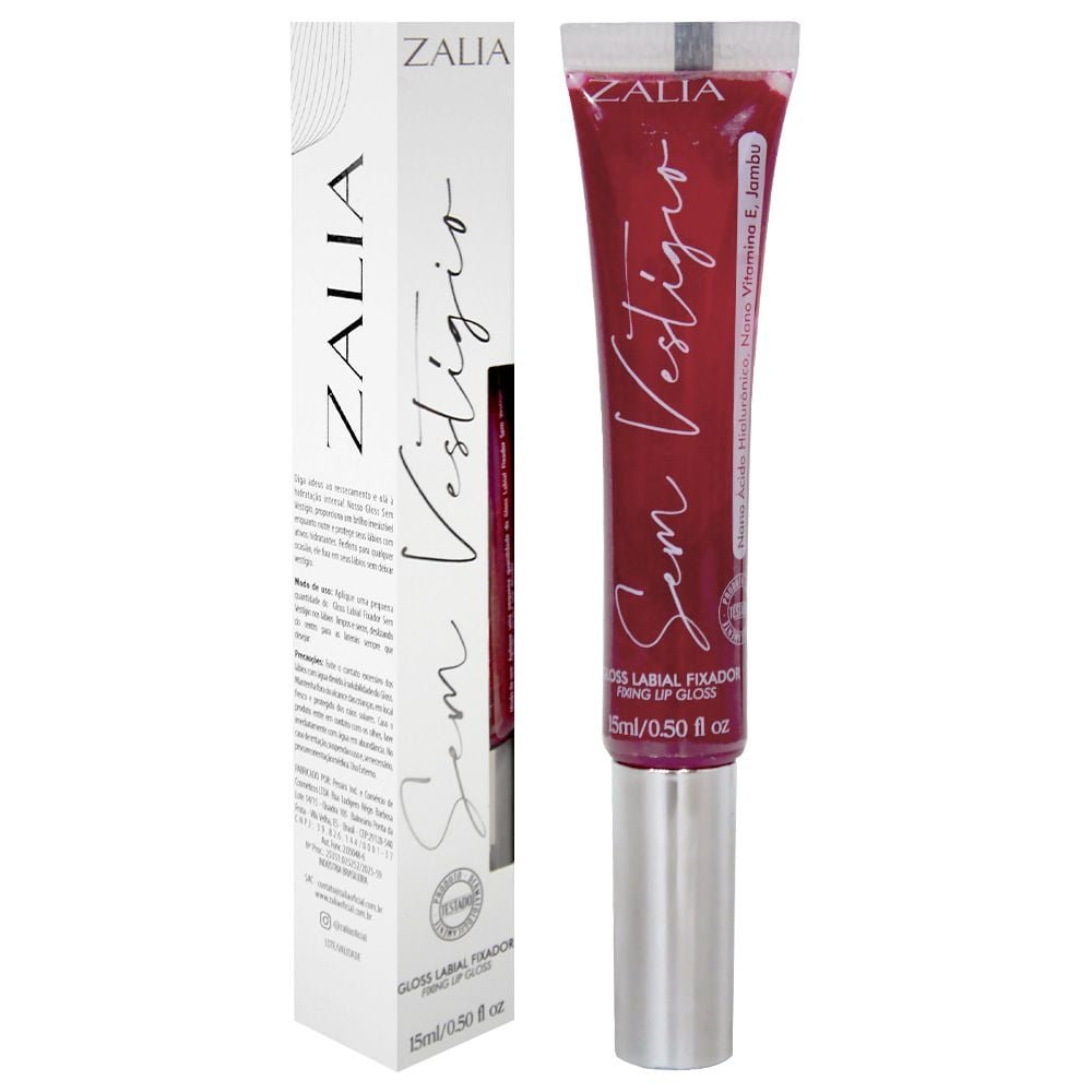 Sem Vestígio Gloss Labial Com Jambu 15ml Zalia