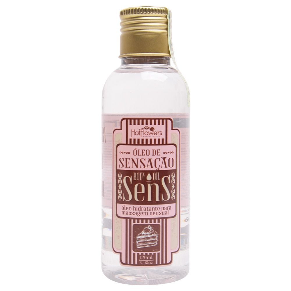Sensação óleo De Coco Para Massagem 120ml Hot Flowers