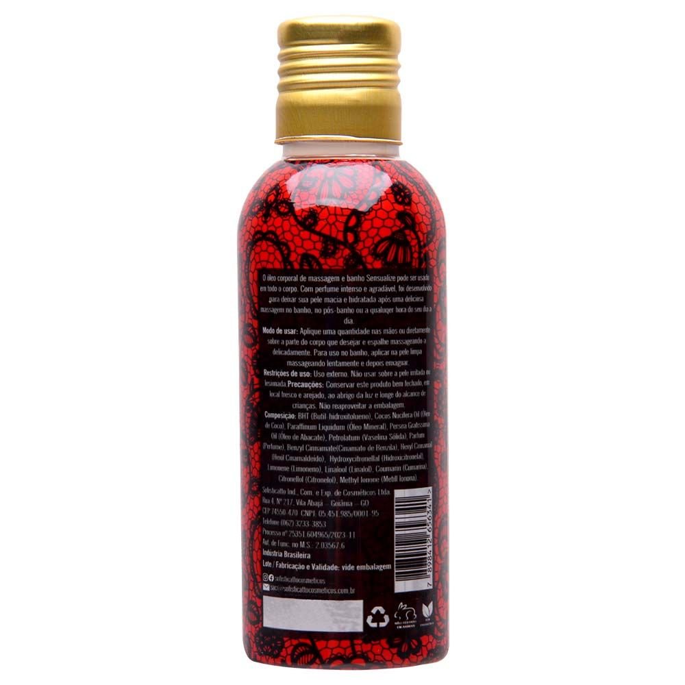 Sensualize óleo Para Massagem 120ml Sofisticatto