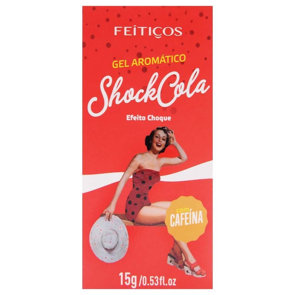 Shock Cola Cafeína Gel Elétrico Aromático 15g Feitiços