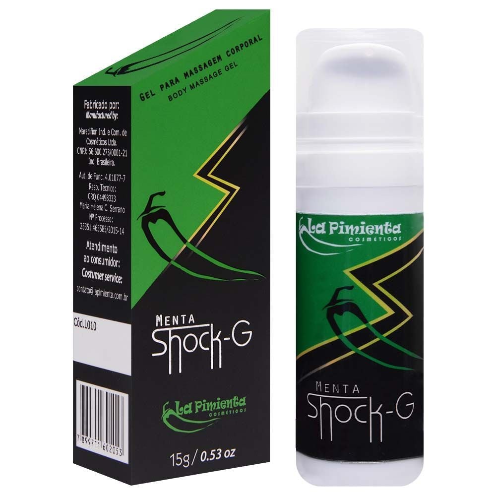 Shock-g Gel Eletrizante Beijável 15g La Pimienta