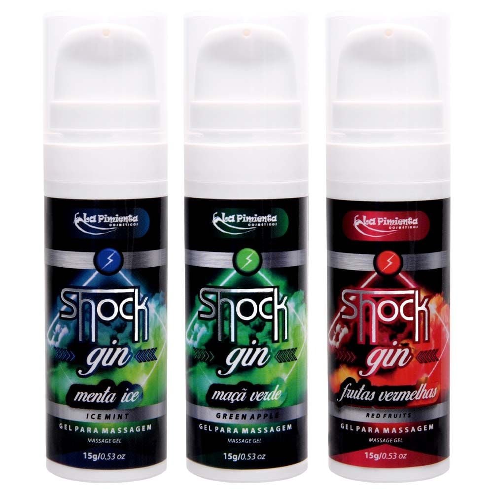 Shock Gin Vibrador Líquido 15g La Pimienta
