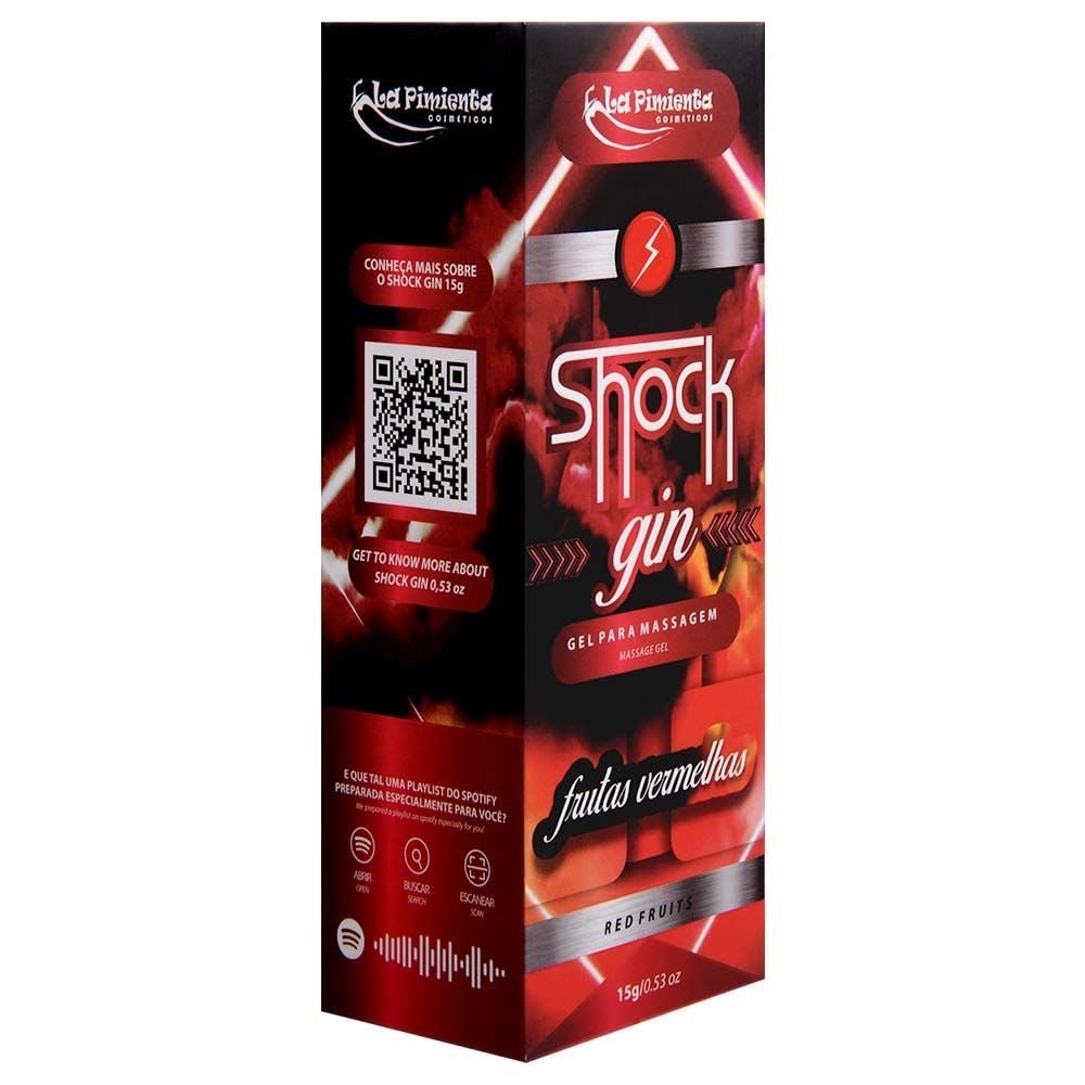 Shock Gin Vibrador Líquido 15g La Pimienta