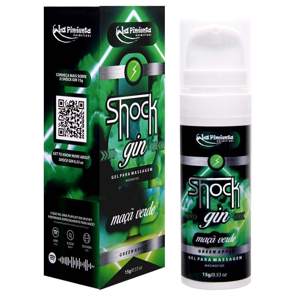 Shock Gin Vibrador Líquido 15g La Pimienta