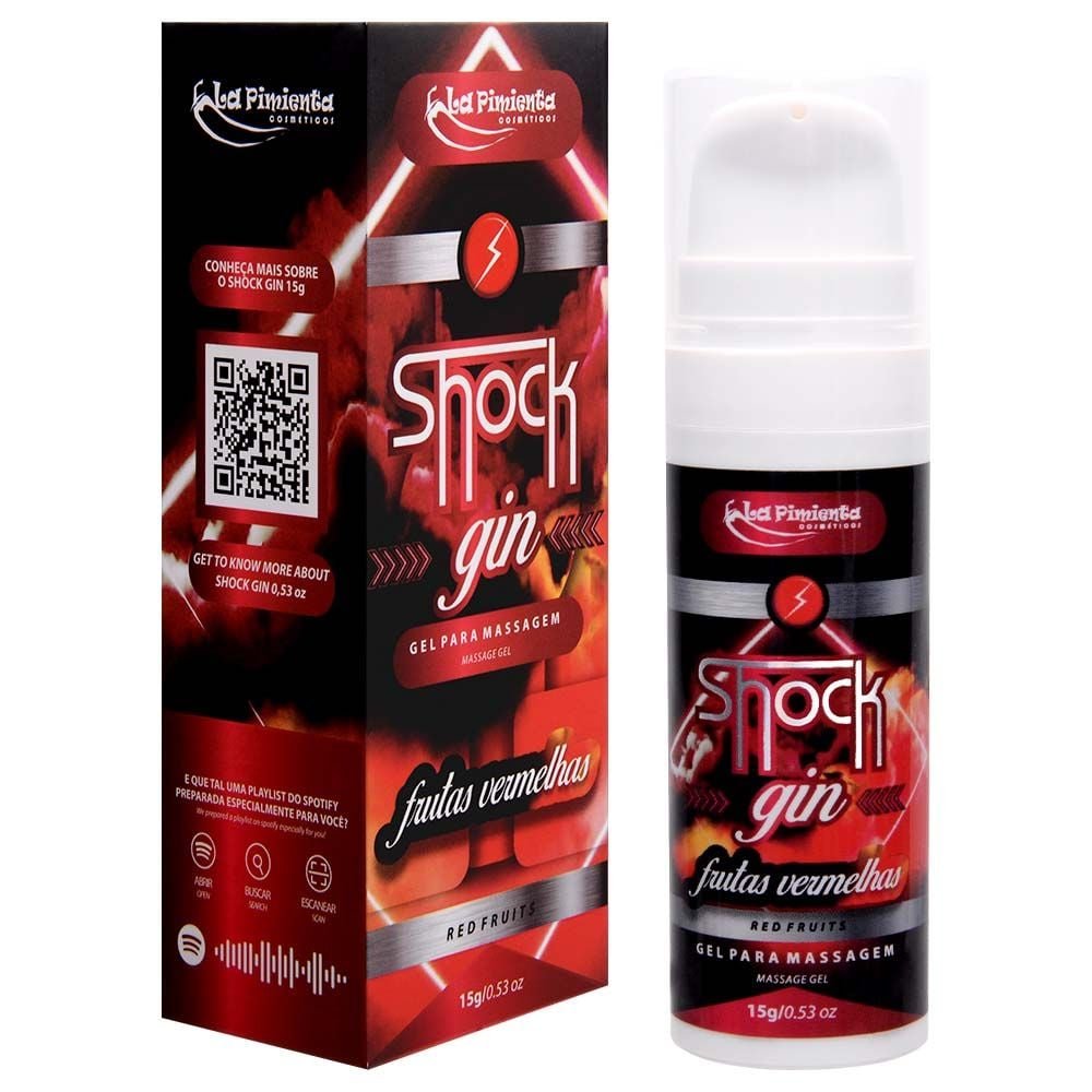Shock Gin Vibrador Líquido 15g La Pimienta