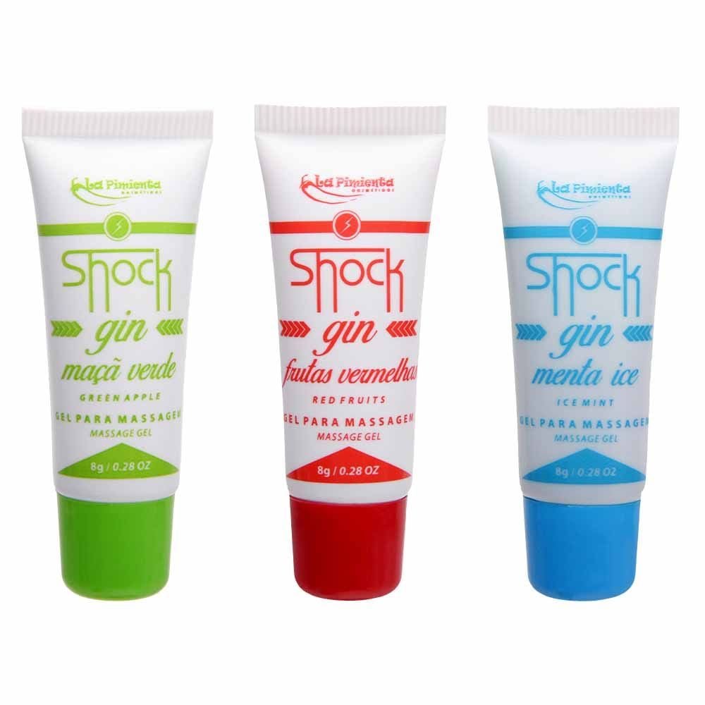 Shock Gin Vibrador Líquido 8g La Pimienta